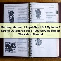 1965-1990 Mercury Mariner 1.2hp-40hp 1 2 Cylinder Stroke Outboards Service Repair Workshop Manual PDF