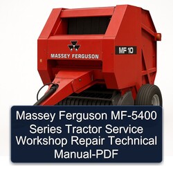 Massey Ferguson MF-5400 Series Tractor Service Repair Workshop Manual PDF