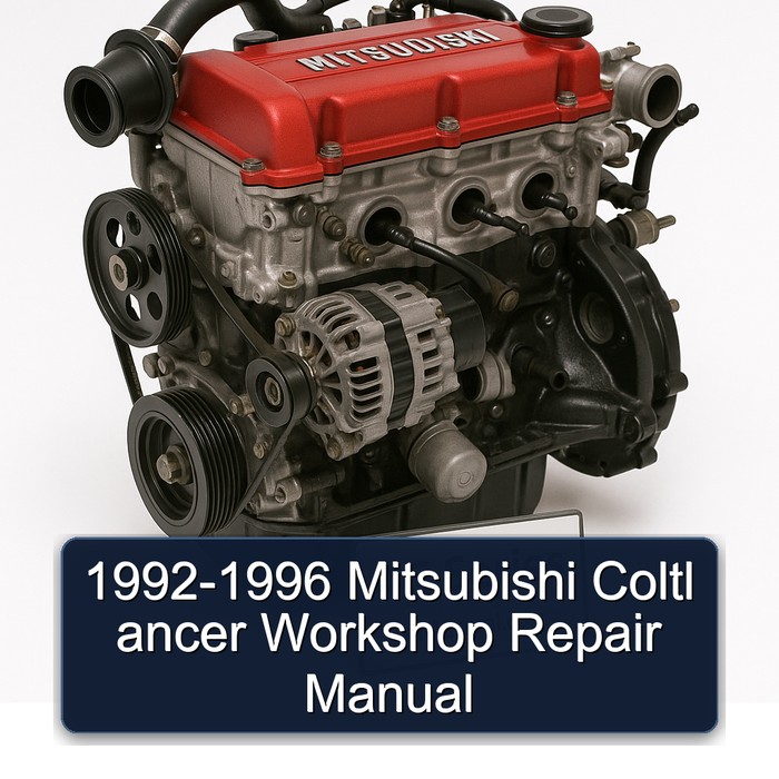 1992-1996 Mitsubishi Coltl Ancer Service Repair Workshop Manual PDF