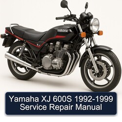 1992-1999 Yamaha XJ Models 600S Service Repair Workshop Manual PDF