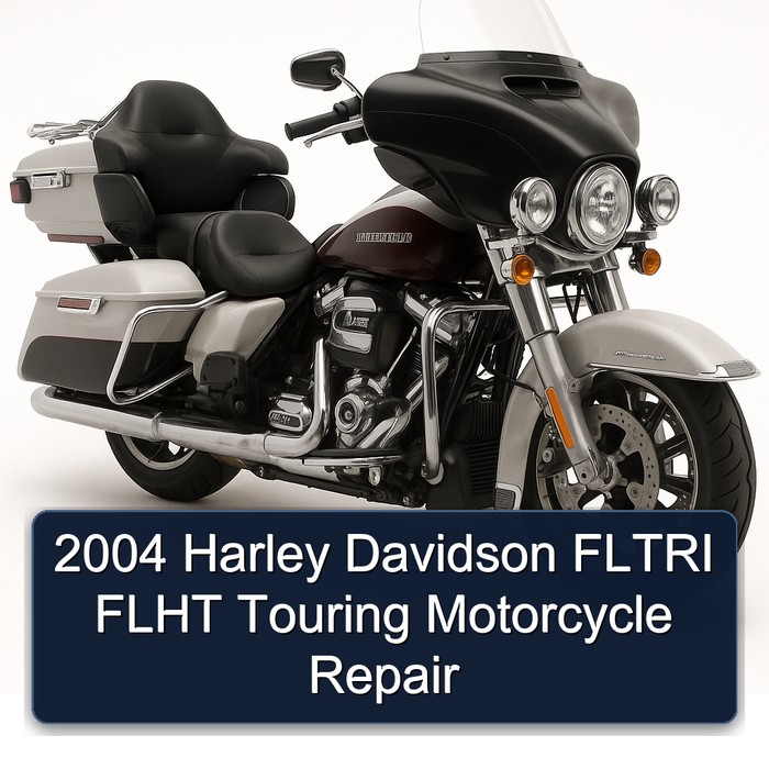 2004 Harley Davidson Touring Fltri Flht Motorcycle Service Repair Workshop Manual PDF
