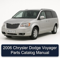 2006 Chrysler Dodge Voyager Parts Catalog Manual 