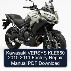 2010-2011 Kawasaki Versys KLE650 Service Repair Workshop Manual PDF