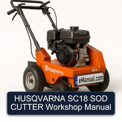 Husqvarna SC18 SOD Cutter Service Repair Workshop Manual PDF