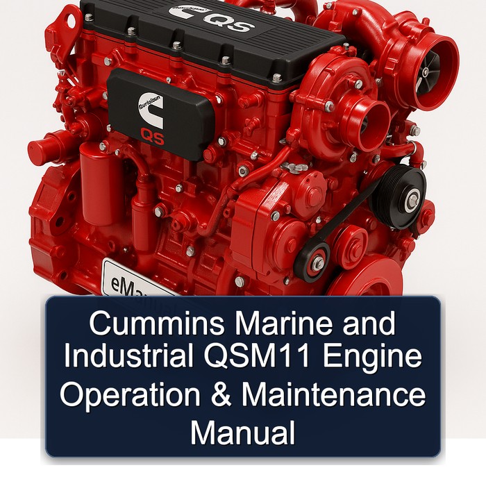 Cummins Industrial QSM11 Engine Operation Service Repair Workshop Manual PDF