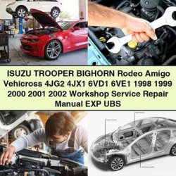 1998-2002 Isuzu Vehicross Trooper Bighorn Rodeo Amigo 4jg2 4jx1 6vd1 6ve1 Service Repair Workshop Manual PDF