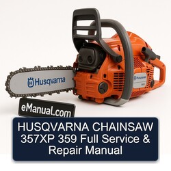 Husqvarna Chainsaw 357XP 359 Service Repair Workshop Manual PDF