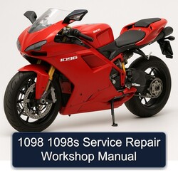 Ducati 1098 Service Repair Workshop Manual PDF