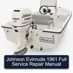 1961 Johnson Evinrude Service Repair Workshop Manual PDF