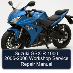 2005-2006 Suzuki GSX Series GSX-R 1000 Service Repair Workshop Manual PDF