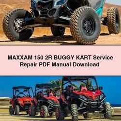 Maxxam 150 2R Buggy Kart Service Repair Workshop Manual PDF
