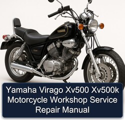 Yamaha Virago XV500 XV500K Motorcycle Service Repair Workshop Manual PDF
