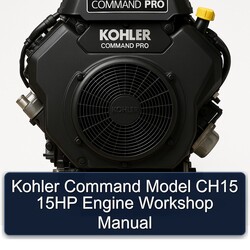 Kohler Command Pro Models Model CH15 15HP Engine Service Repair Workshop Manual PDF