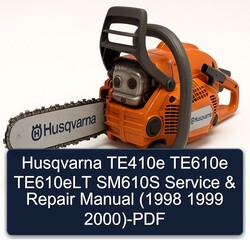 1998-2000 Husqvarna SM Models TE410E TE610E TE610ELT SM610S Service Repair Workshop Manual PDF