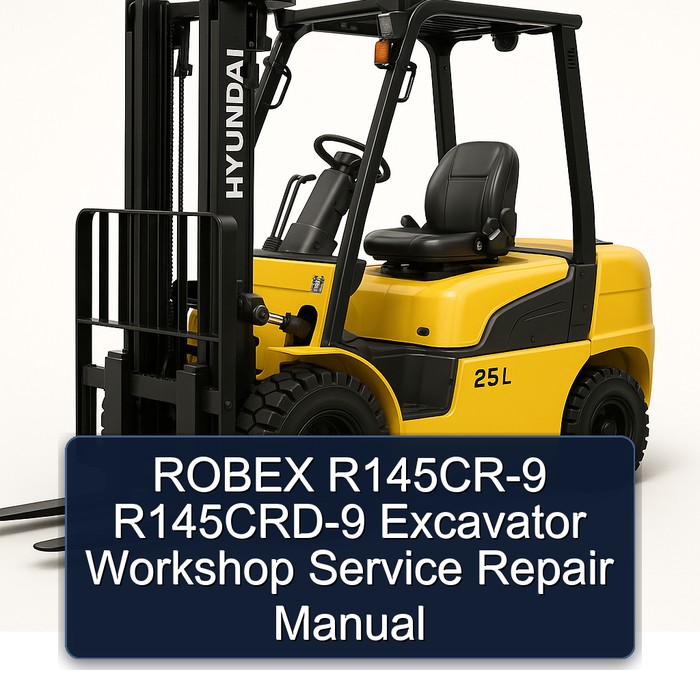 Robex R145cr-9 R145crd-9 Excavator Service Repair Workshop Manual PDF