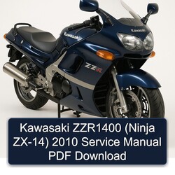 2010 Kawasaki Ninja ZZR1400 ( Zx-14) Service Repair Workshop Manual PDF