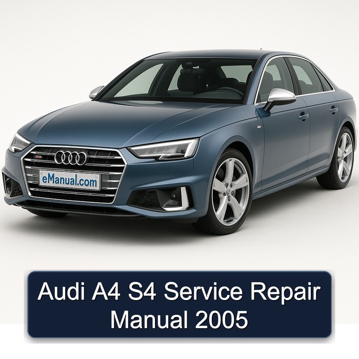 2005 Audi A4 S4 Service Repair Workshop Manual PDF