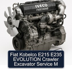 Fiat Kobelco E215 E235 Evolution Crawler Excavator M Service Repair Workshop Manual PDF