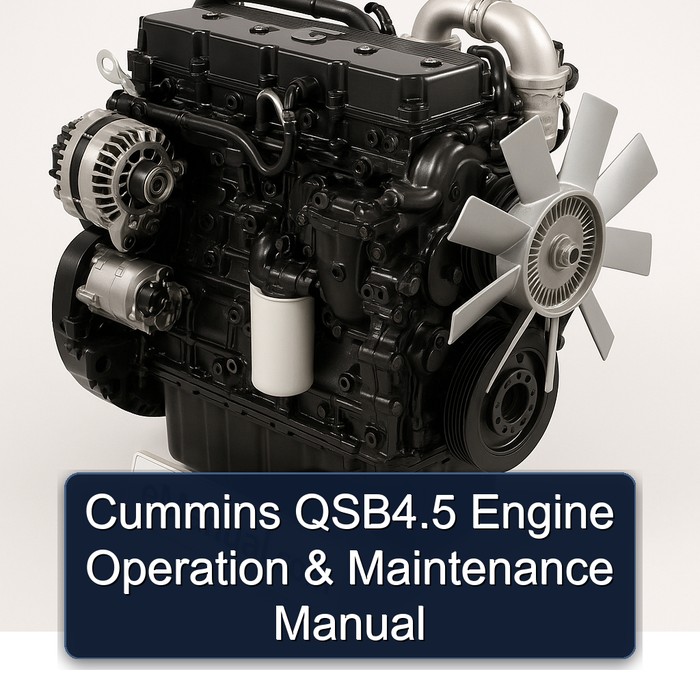 Cummins ISB / Isbe QSB Series Qsb4.5 Engine Operation Service Repair Workshop Manual PDF
