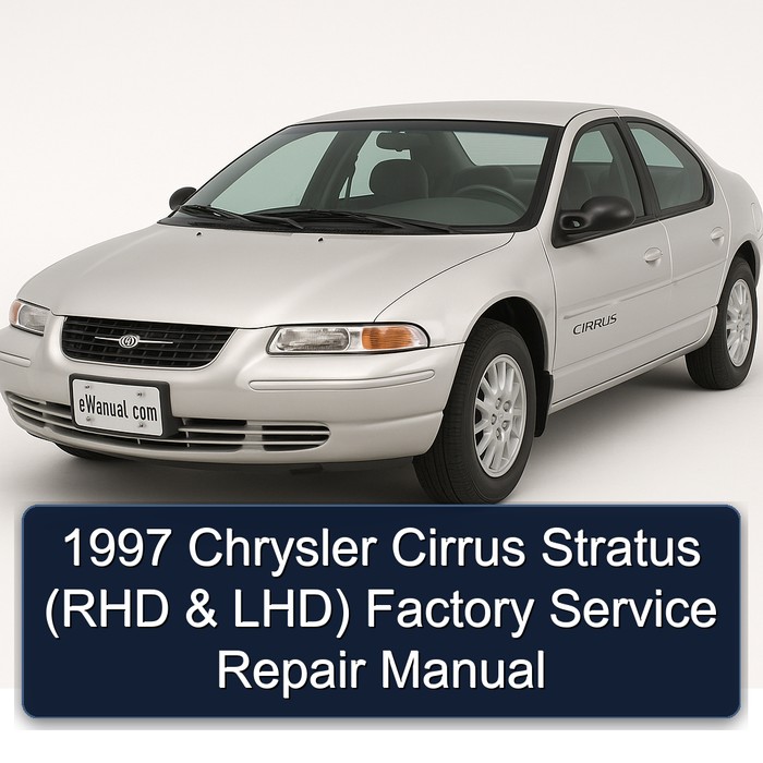 1997 Chrysler Cirrus Stratus (rhd Lhd) Service Repair Workshop Manual PDF