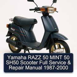 1987-2000 Yamaha Razz 50 Mint SH50 Scooter Service Repair Workshop Manual PDF