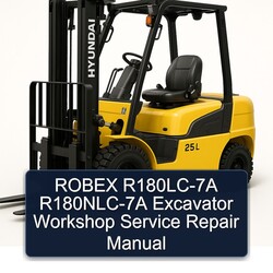 Robex R180lc-7a R180nlc-7a Excavator Service Repair Workshop Manual PDF