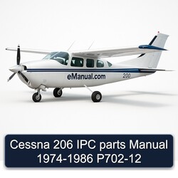 1974-1986 Cessna 206 IPC Parts - P702-12 Catalog PDF