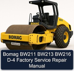 Bomag BW211 BW213 BW216 D-4 Service Repair Workshop Manual PDF