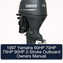 1997 Yamaha 60HP 70HP 75HP 90HP 2-stroke Outboard Owners Owner's Manual PDF