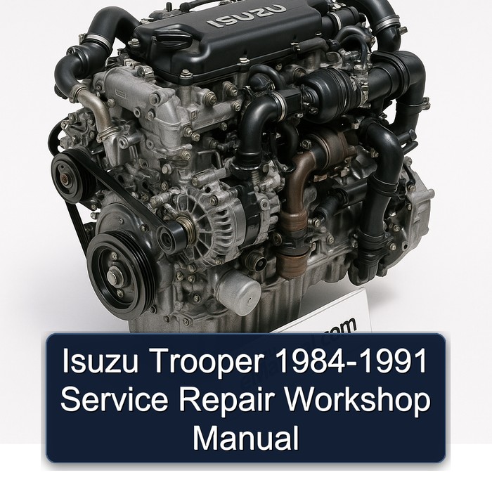 1984-1991 Isuzu N Series Trooper Service Repair Workshop Manual PDF