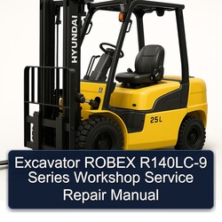 Excavator Robex R140lc-9 Series Service Repair Workshop Manual PDF