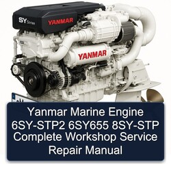 Yanmar Marine Engine 6SY-STP2 6sy655 8SY-STP Service Repair Workshop Manual PDF