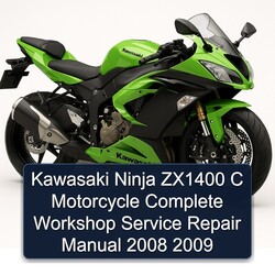 2008-2009 Kawasaki Ninja ZX1400 C Motorcycle Service Repair Workshop Manual PDF