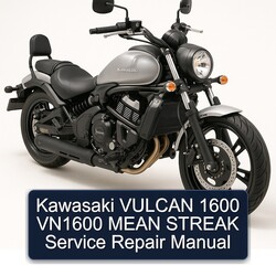 Kawasaki Vulcan 1600 VN1600 Mean Streak Service Repair Workshop Manual PDF