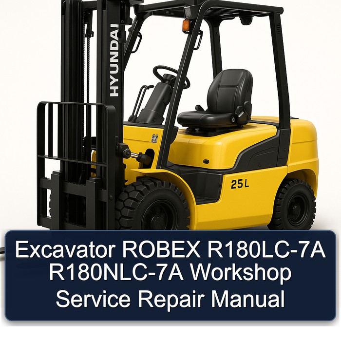 Excavator Robex R180lc-7a R180nlc-7a Service Repair Workshop Manual PDF