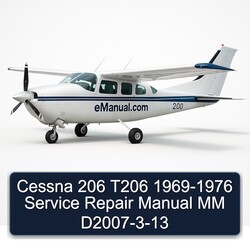1969-1976 Cessna 206 T206 - MM D2007-3-13 Service Repair Workshop Manual PDF