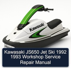 1992-1993 Kawasaki JS650 Jet Ski Service Repair Workshop Manual PDF