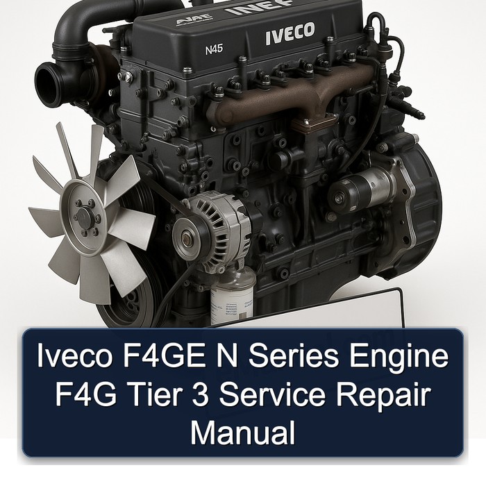 Isuzu N Series Iveco F4GE Engine F4G Tier 3 Service Repair Workshop Manual PDF