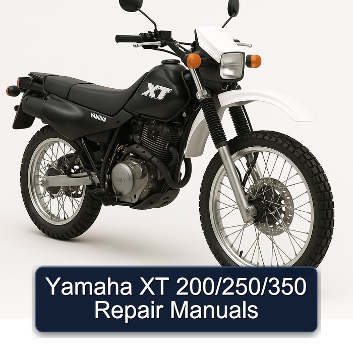 Yamaha XT Models 200/250/350 Service Repair Workshop Manual PDF