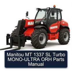 Manitou MT 1337 SL Turbo MONO-ULTRA ORH Parts Catalog PDF