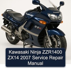 2007 Kawasaki Ninja ZZR1400 ZX14 Service Repair Workshop Manual PDF