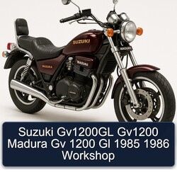 1985-1986 Suzuki Madura GV1200GL GV1200 Gv 1200 Gl Service Repair Workshop Manual PDF