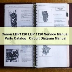 Canon LBP1120 LBP 1120 Parts Catalog PDF