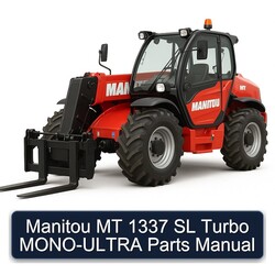 Manitou MT 1337 SL Turbo MONO-ULTRA Parts Catalog PDF