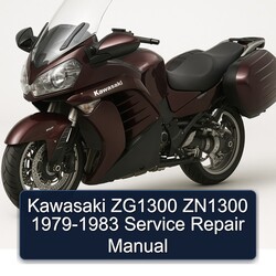 1979-1983 Kawasaki ZG Models ZG1300 ZN1300 Service Repair Workshop Manual PDF