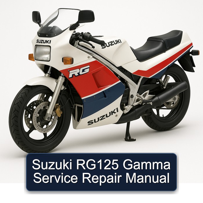 Suzuki RG Series RG125 Gamma Service Repair Workshop Manual PDF