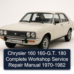 1970-1982 Chrysler 180 160 160-g.t. G.T Service Repair Workshop Manual PDF