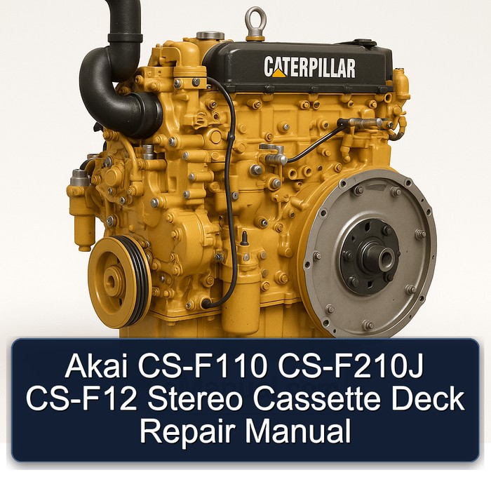 Akai CS-F110 CS-F210J CS-F12 Stereo Cassette Deck Service Repair Workshop Manual PDF