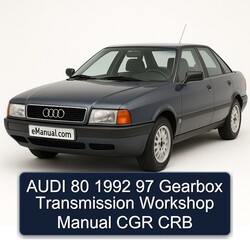 1992 Audi 80 97 Gearbox Transmission CGR CRB Service Repair Workshop Manual PDF