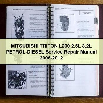 2006-2012 MAN Mitsubushi Triton L200 2.5l 3.2l Petrol-diesel Service Repair Workshop Manual PDF